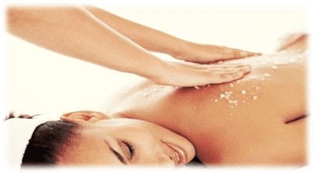 Gommage corps et enveloppement et massage Lausanne